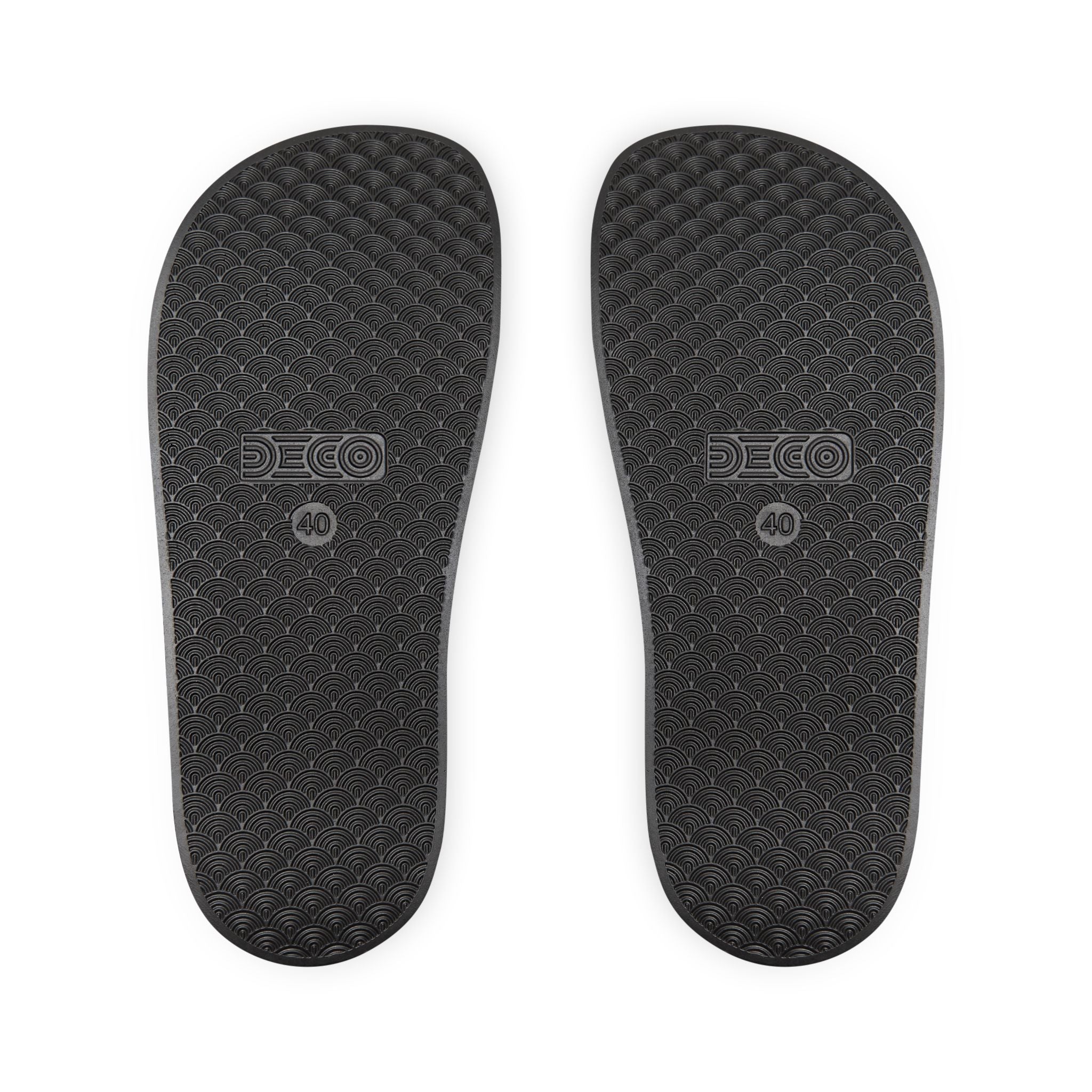 Brown Monogram Slide Sandals — Men’s Removable-Strap Pool Slides