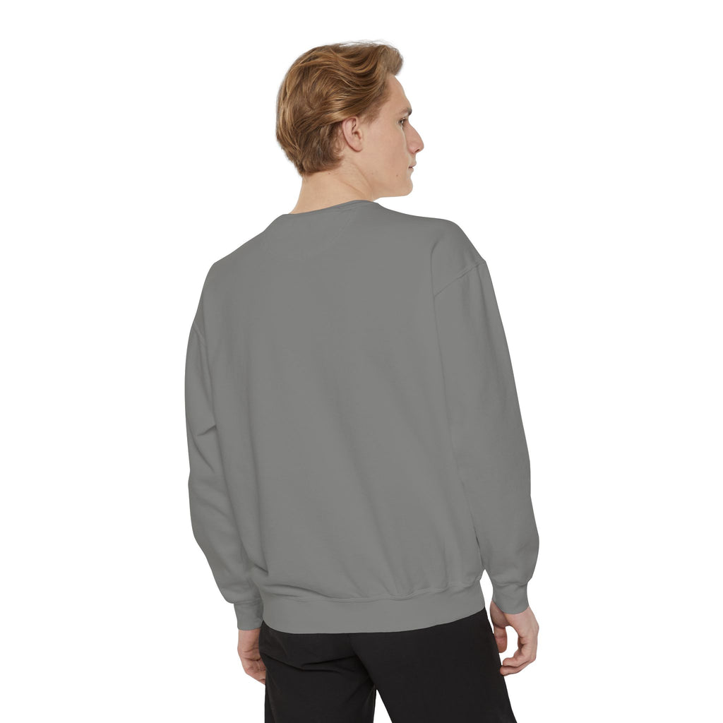 Embroidered Gold Crown 'M' Sweatshirt — Monogram Crewneck