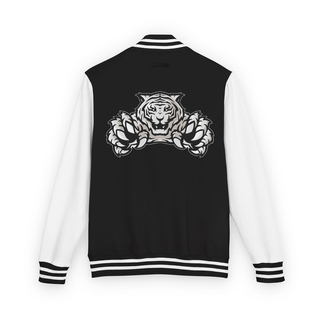 Pink Tiger Letterman Jacket — Varsity Bomber with King M Crest
