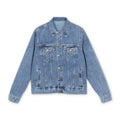 Denim Jacket — '80s Made Me Retro Graphic Back Print