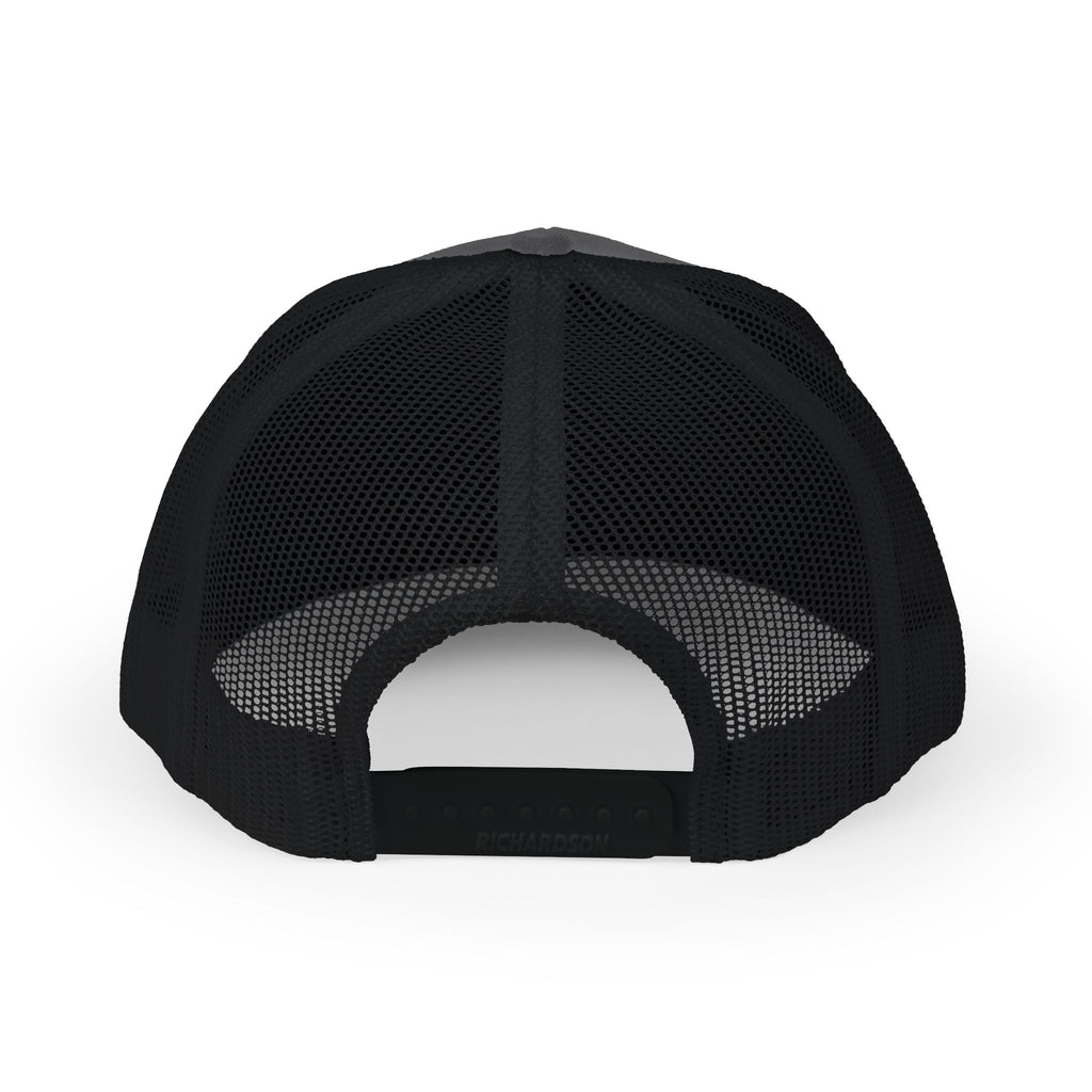 Embroidered Gold Crown M Trucker Cap