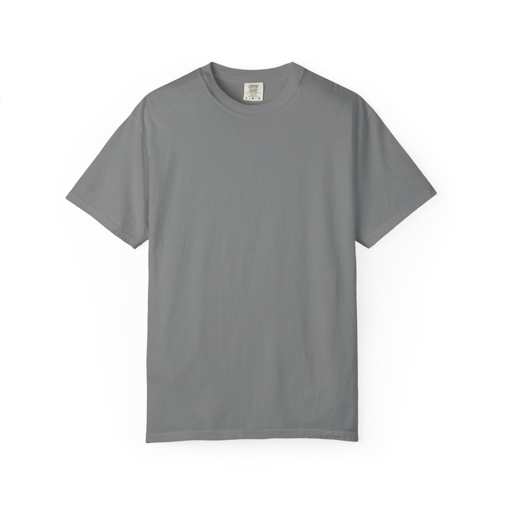 King Graphic T-Shirt — Crown 'King' Back Print, Chest Monogram Tee