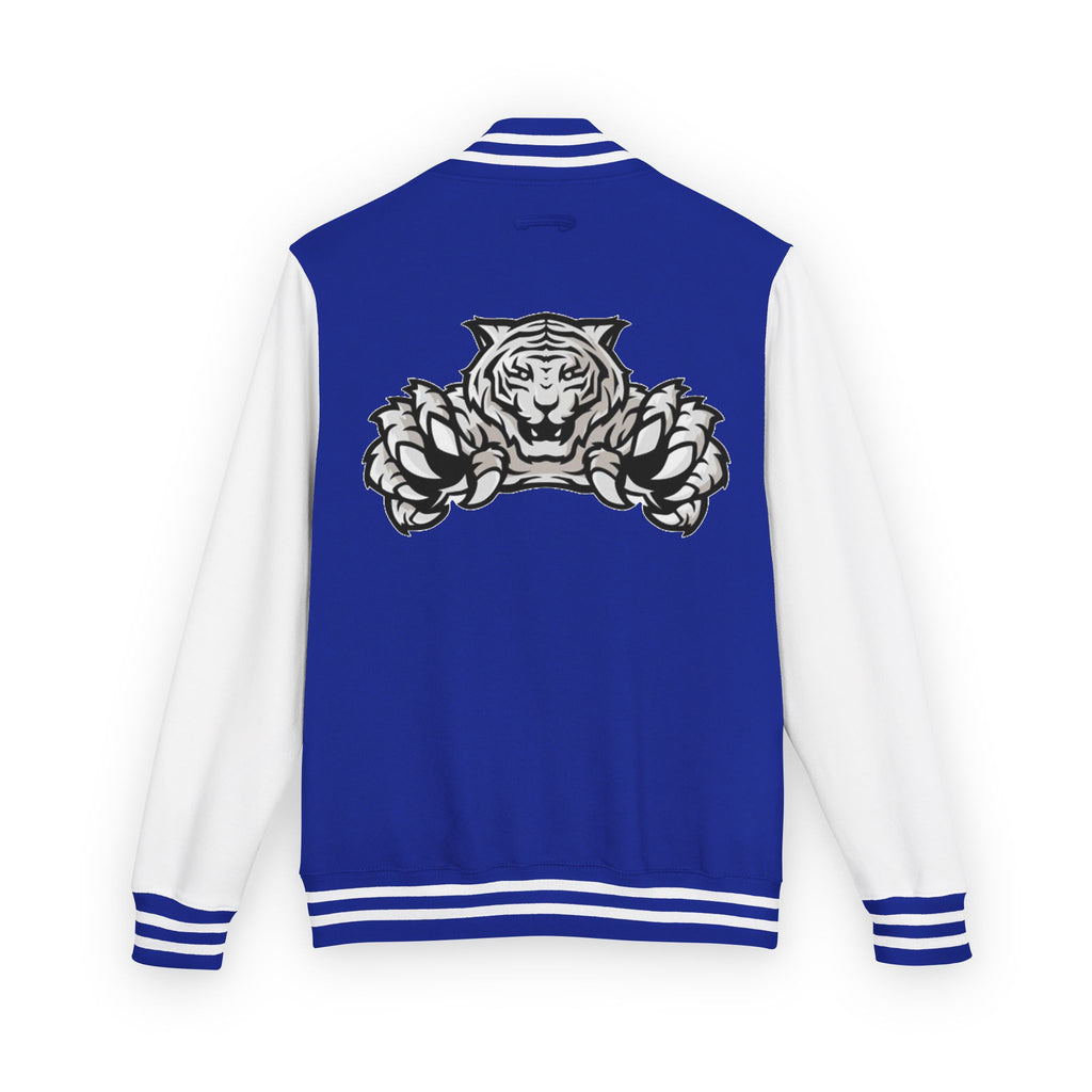 Pink Tiger Letterman Jacket — Varsity Bomber with King M Crest