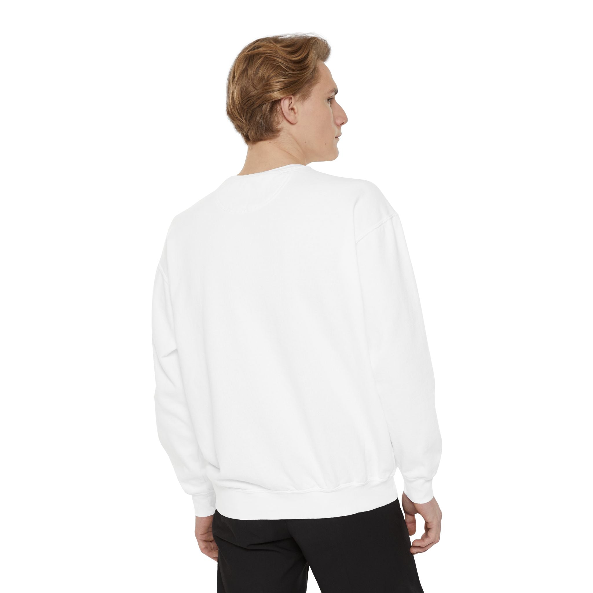 Embroidered Gold Crown 'M' Sweatshirt — Monogram Crewneck