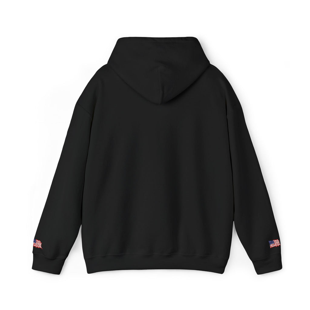 Embroidered Gold Crown 'M' Hoodie — Regal Monogram Pullover