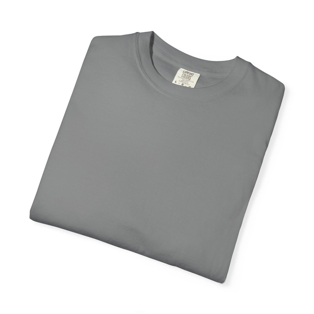 King Graphic T-Shirt — Crown 'King' Back Print, Chest Monogram Tee