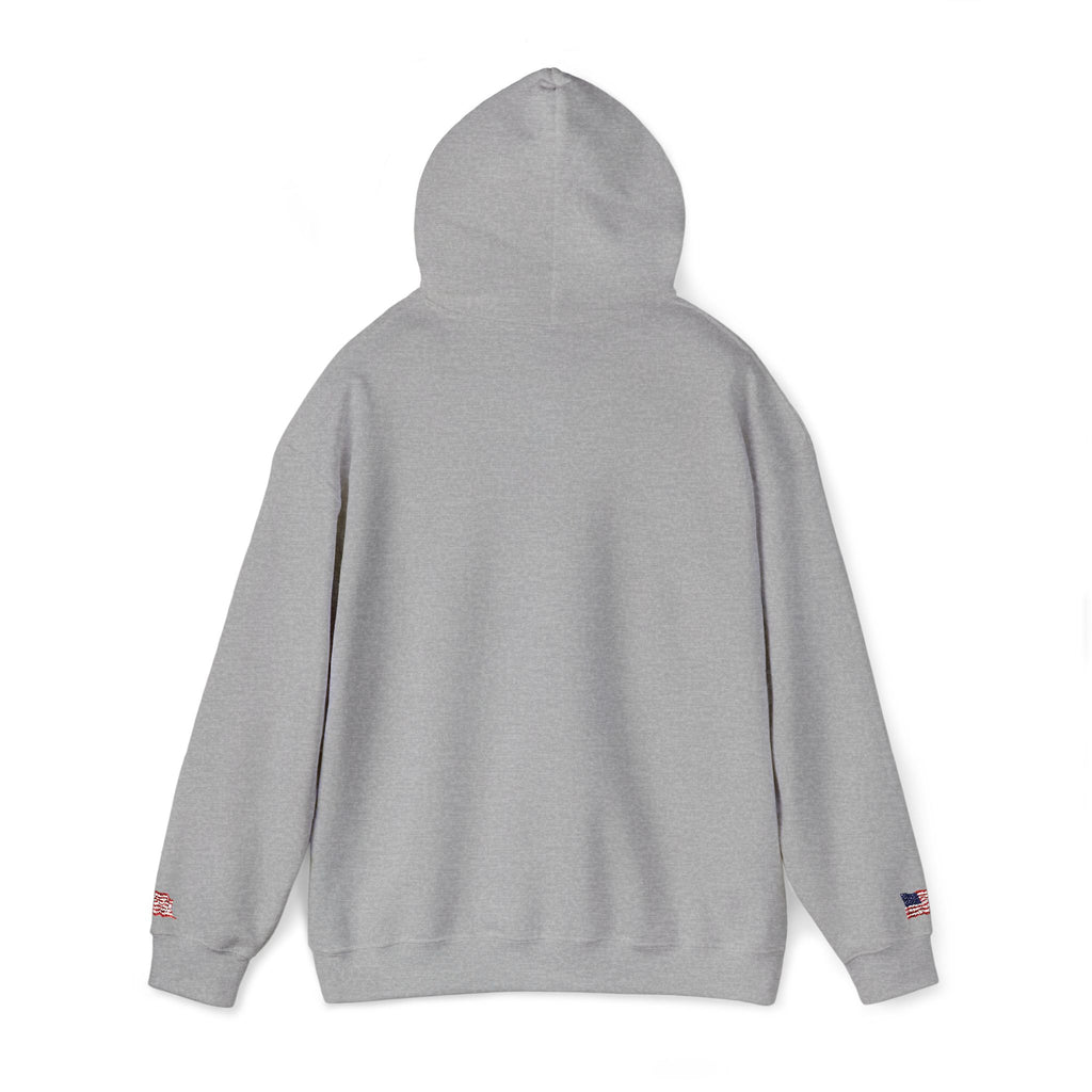Embroidered Gold Crown 'M' Hoodie — Regal Monogram Pullover