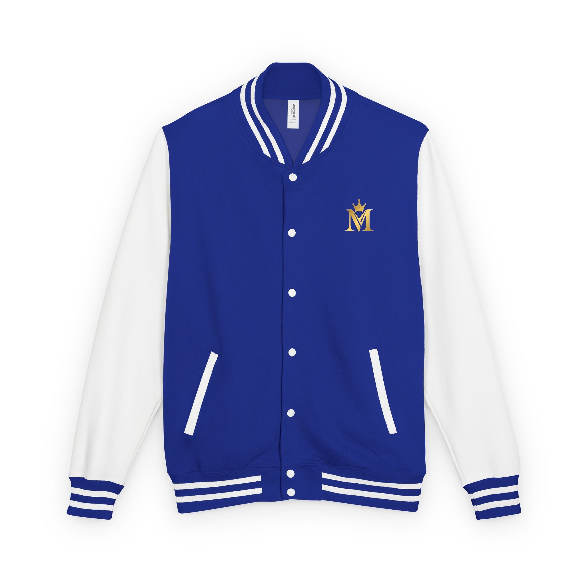 Pink Tiger Letterman Jacket — Varsity Bomber with King M Crest