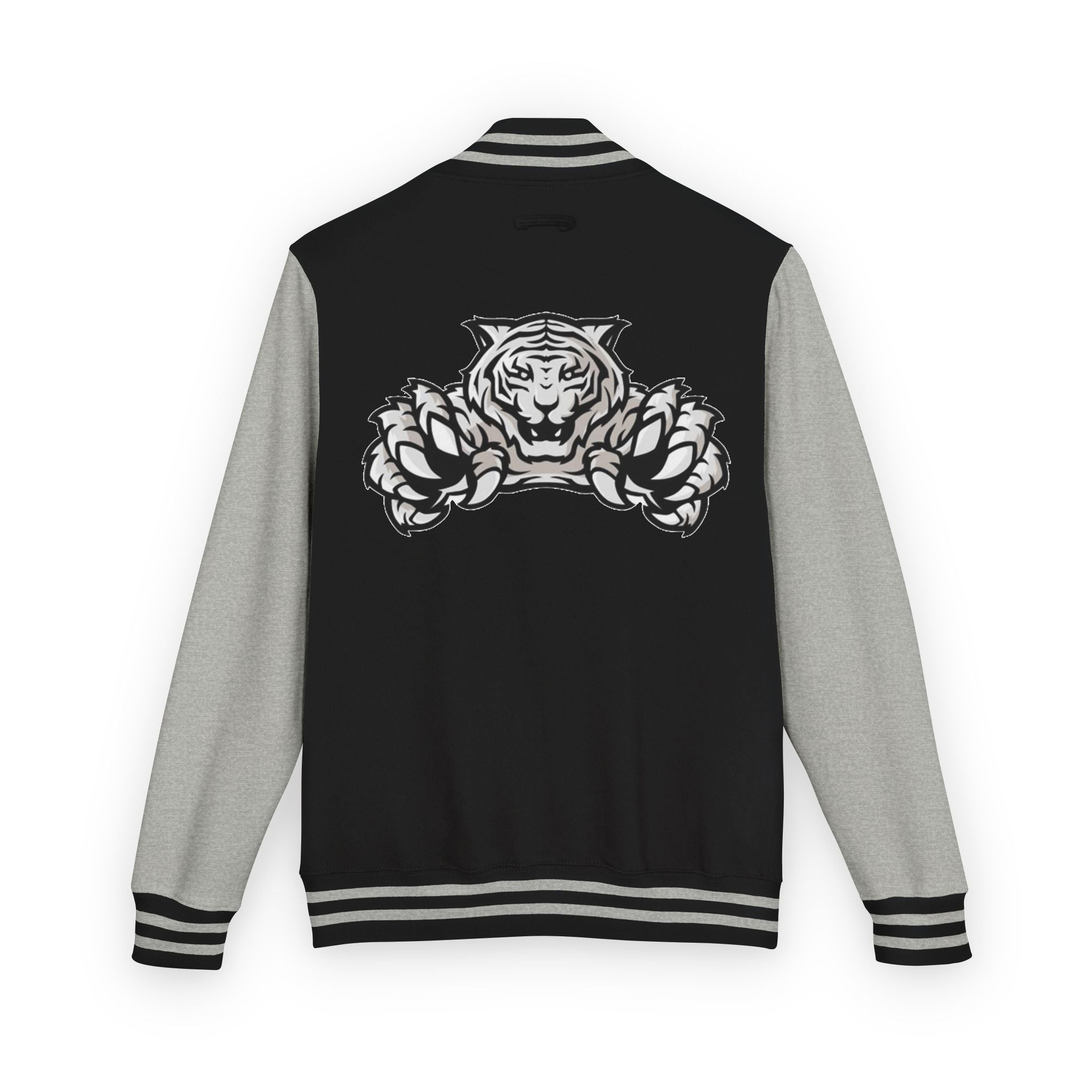 Pink Tiger Letterman Jacket — Varsity Bomber with King M Crest